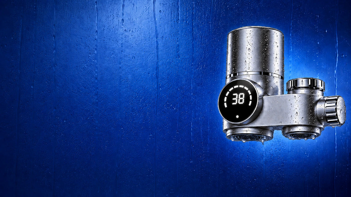 EAUNEPUR, purificateur d’eau installé sur un robinet