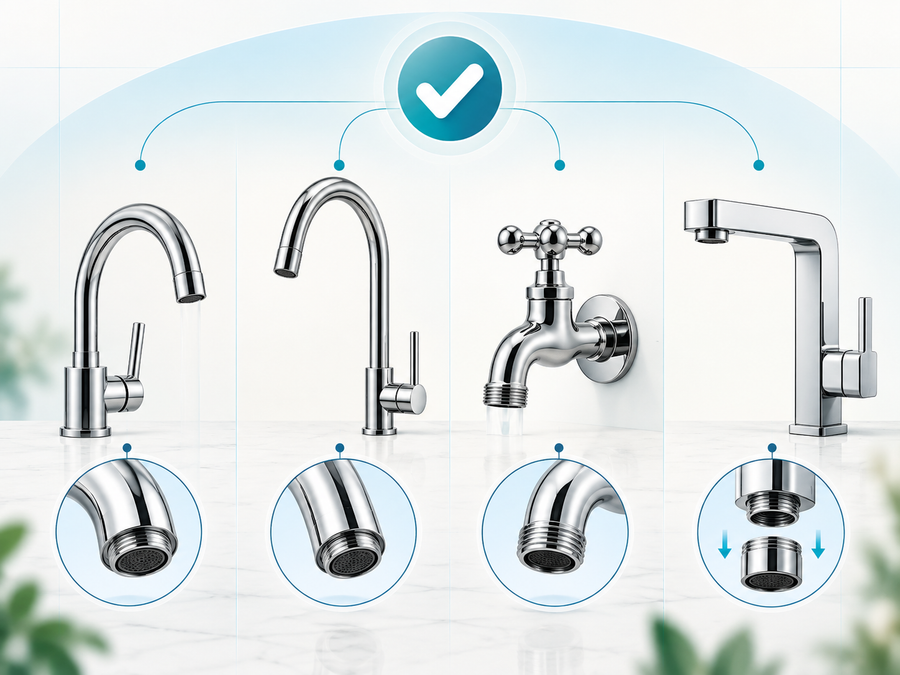Exemple de robinet compatible avec EAUNEPUR